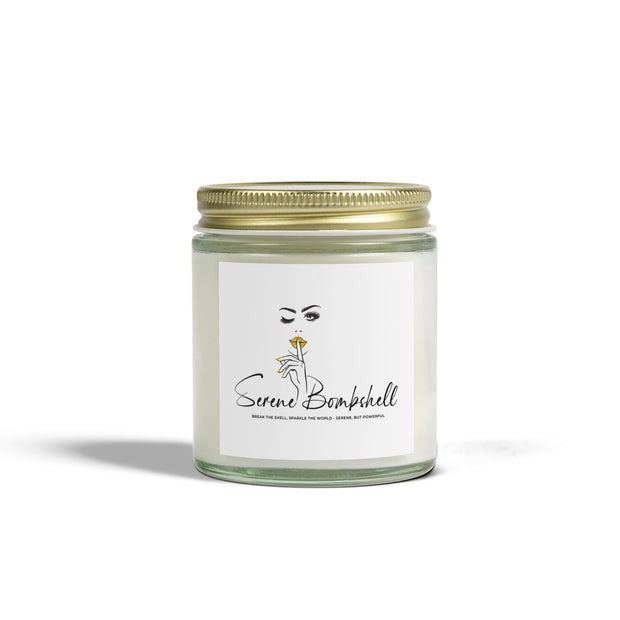 Serene Bombshell Chic Scented Candles - Coconut Apricot Wax | Stylish Home Decor