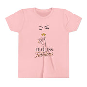 Fearless and Fabulous Youth Tee, Stylish Graphic Young Adult Shirt