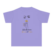 Stylish Youth Tee - Girls with Dreams Graphic T-Shirt for Trendy Kids