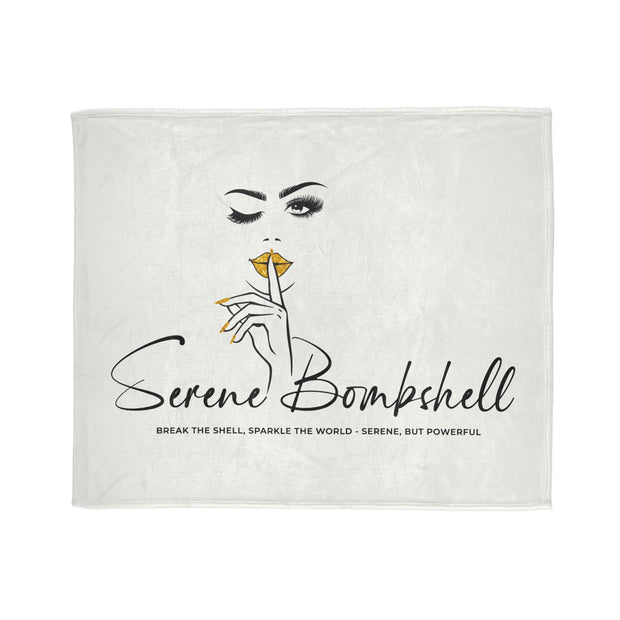 Serene Bombshell Blanket - Cozy Throw for Relaxation, Living Room Decor