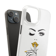 Serene Bombshell Phone Case, Chic Snap Case, Stylish Phone Cover