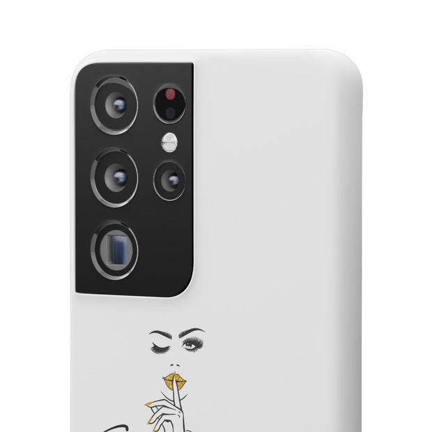 Serene Bombshell Phone Case, Chic Snap Case, Stylish Phone Cover