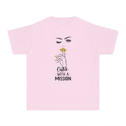 Cutie with a Mission Stylish Youth Tee - Graphic T-Shirt for Trendy Kids