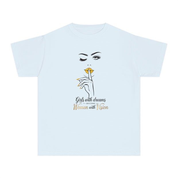 Stylish Youth Tee - Girls with Dreams Graphic T-Shirt for Trendy Kids