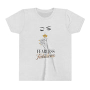 Fearless and Fabulous Youth Tee, Stylish Graphic Young Adult Shirt