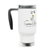 Serene Bombshell Stylish Stainless Steel Travel Mug, Coffee Tumbler