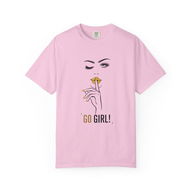Serene Bombshell Inspirational T-shirt - 'GO GIRL!' Graphic Tee, Women's Empowerment