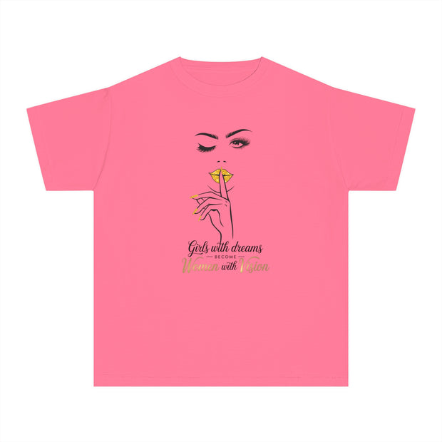 Stylish Youth Tee - Girls with Dreams Graphic T-Shirt for Trendy Kids