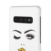 Serene Bombshell Phone Case, Chic Snap Case, Stylish Phone Cover