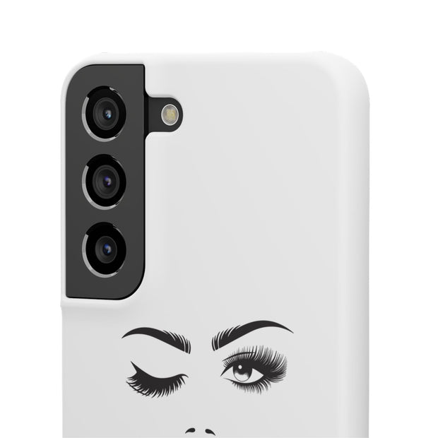 Serene Bombshell Phone Case, Chic Snap Case, Stylish Phone Cover