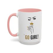 Serene Bombshell "Go Girl" Accent Coffee Mug (11, 15oz)