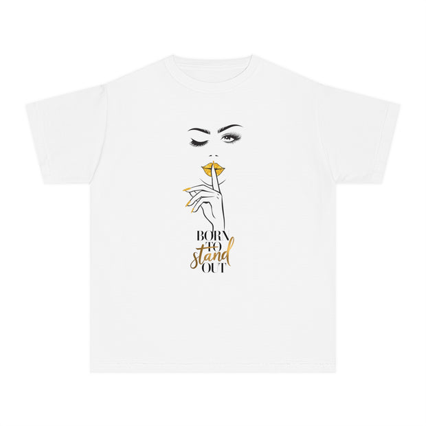 Stylish Youth Tee - Born To Stand Out Graphic T-Shirt for Trendy Kids