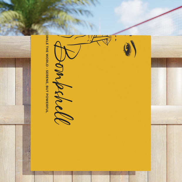 Serene Bombshell Chic Whisper Beach Towels | Summer Vibes