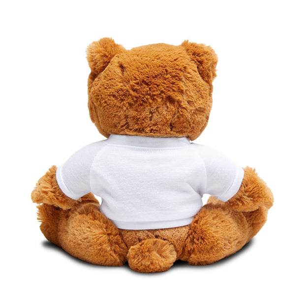 Dream Big, Sparkle More Charming Plush Teddy Bear with Customizable T-Shirt