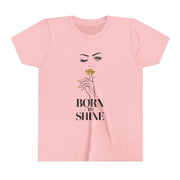 Born to Shine Youth Tee, Stylish Graphic Young Adult Shirt
