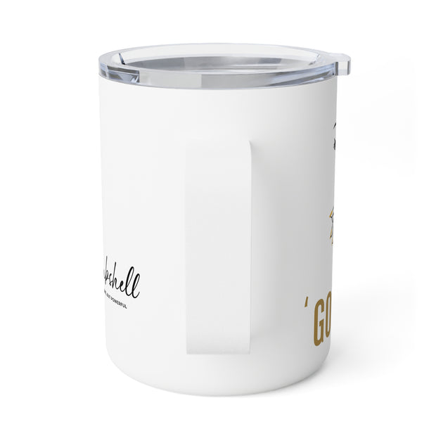 Serene Bombshell "Go Girl" Insulated Coffee Mug - 10oz, Personalized Gift