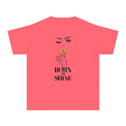 Born to Shine Stylish Youth Tee - Graphic T-Shirt for Trendy Kids