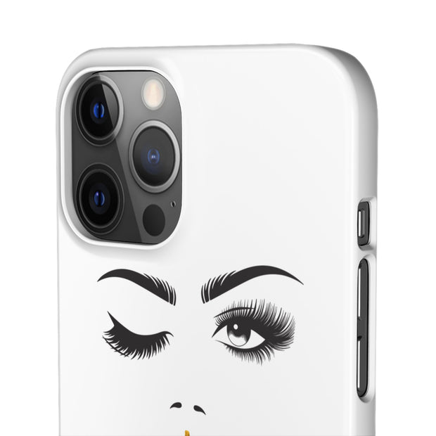 Serene Bombshell Phone Case, Chic Snap Case, Stylish Phone Cover