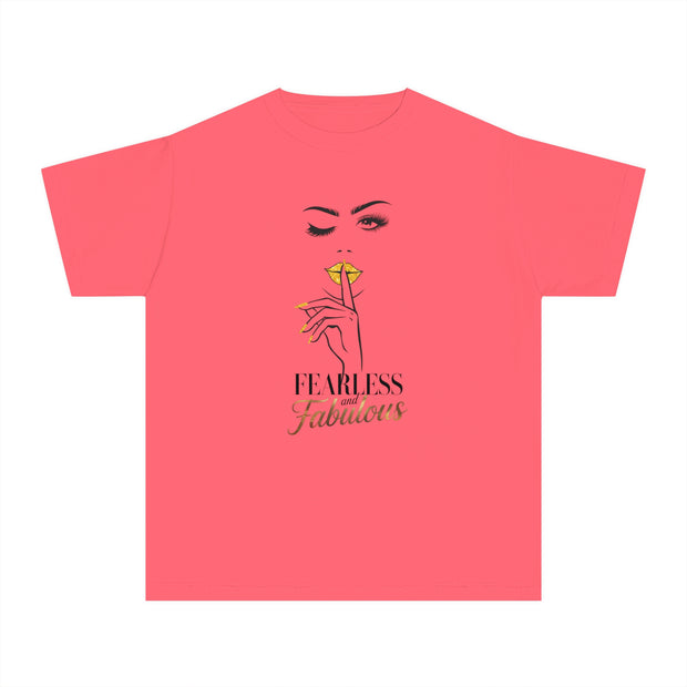 Stylish Youth Tee - Fearless and Fabulous Graphic T-Shirt for Trendy Kids