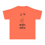 Born to Shine Stylish Youth Tee - Graphic T-Shirt for Trendy Kids