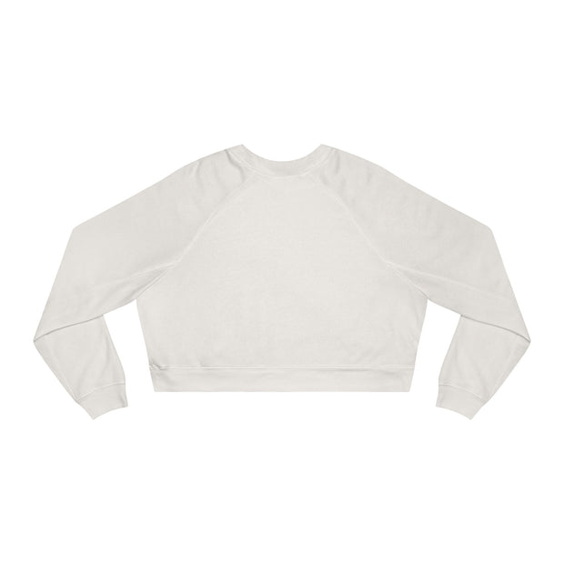 Serene Bombshell Chic Women's Cropped Fleece Pullover