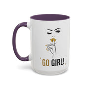 Serene Bombshell "Go Girl" Accent Coffee Mug (11, 15oz)