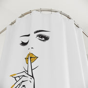 Serene Bombshell Shower Curtains