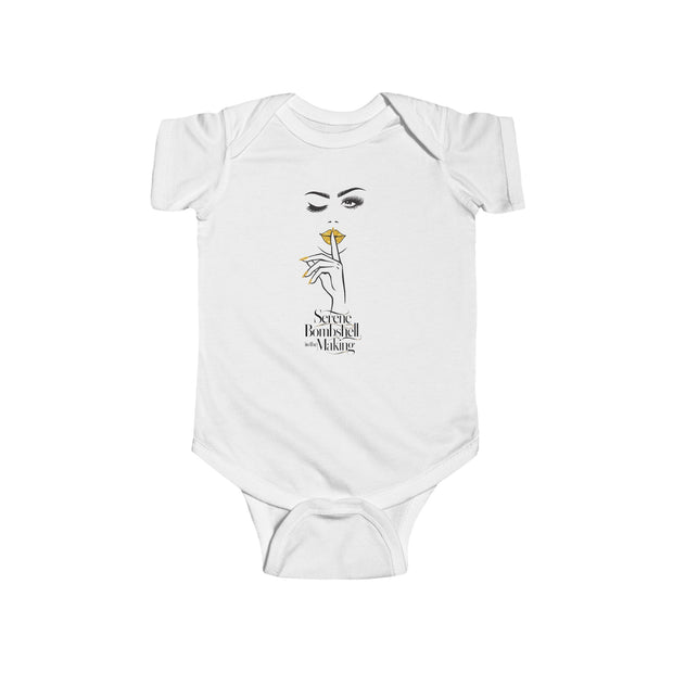 Serene Bombshell in the Making Cute Baby Bodysuit, Funny Baby Clothes, Newborn Gift