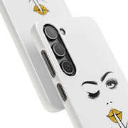 Serene Bombshell Phone Case, Chic Snap Case, Stylish Phone Cover