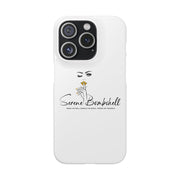 Serene Bombshell Phone Case, Chic Snap Case, Stylish Phone Cover