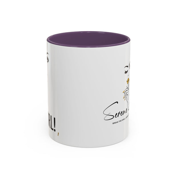 Serene Bombshell "Go Girl" Accent Coffee Mug (11, 15oz)
