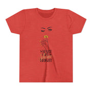 Smart Girls Shine Bright Youth Tee, Stylish Graphic Young Adult Shirt