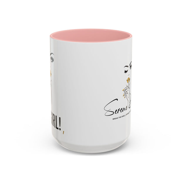Serene Bombshell "Go Girl" Accent Coffee Mug (11, 15oz)
