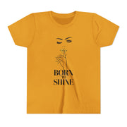 Born to Shine Youth Tee, Stylish Graphic Young Adult Shirt