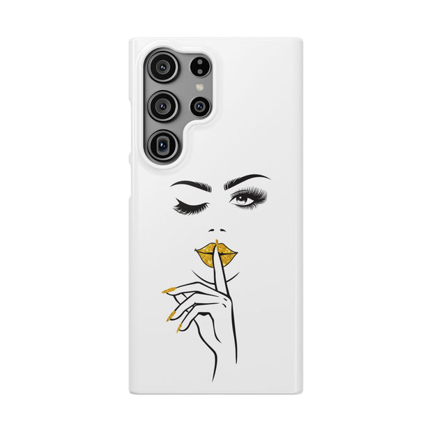 Serene Bombshell Phone Case, Chic Snap Case, Stylish Phone Cover