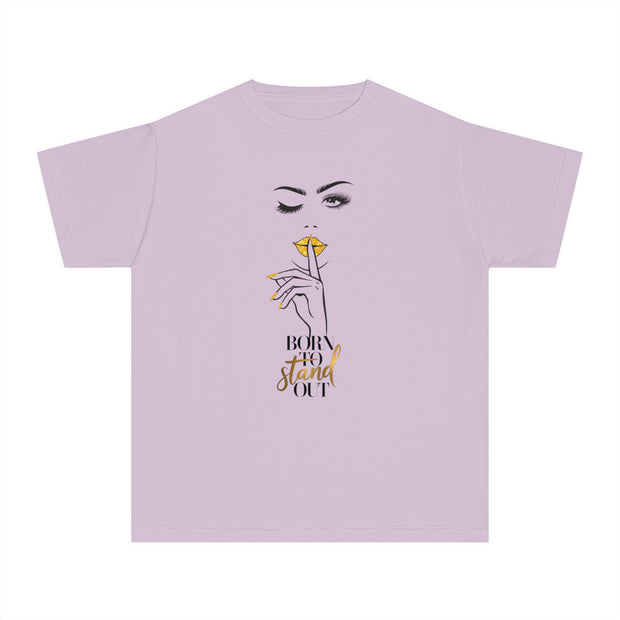 Stylish Youth Tee - Born To Stand Out Graphic T-Shirt for Trendy Kids