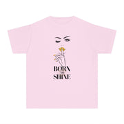 Born to Shine Stylish Youth Tee - Graphic T-Shirt for Trendy Kids