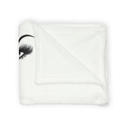 Serene Bombshell Chic Whispering Lips Blanket | Cozy Decorative Throw