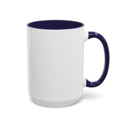 Serene Bombshell Stylish Black-Handled Coffee Mug - Perfect for Morning Brew