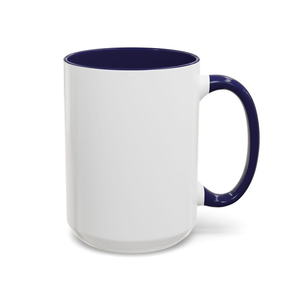 Serene Bombshell Stylish Black-Handled Coffee Mug - Perfect for Morning Brew