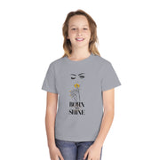 Born to Shine Stylish Youth Tee - Graphic T-Shirt for Trendy Kids