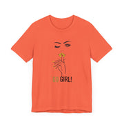 Serene Bombshell Empowering Graphic Tee "Go Girl" for Confident Women