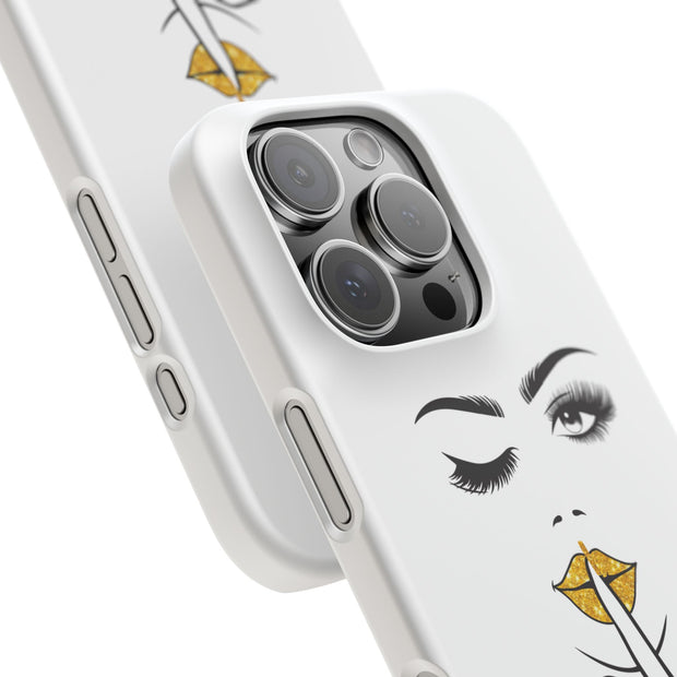 Serene Bombshell Phone Case, Chic Snap Case, Stylish Phone Cover
