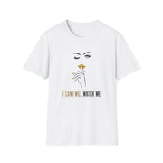 Serene Bombshell Chic Statement T-Shirt - "I can. I will. Watch Me" Graphic Tee