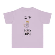 Born to Shine Stylish Youth Tee - Graphic T-Shirt for Trendy Kids