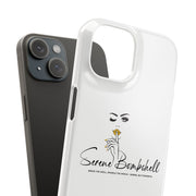Serene Bombshell Phone Case, Chic Snap Case, Stylish Phone Cover
