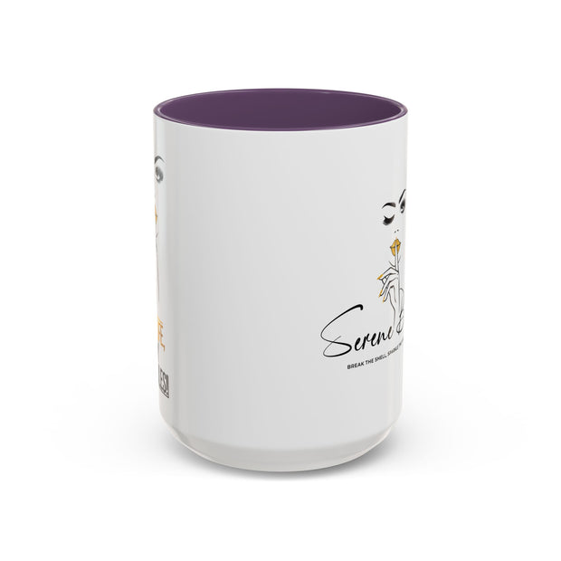 Serene Bombshell "My Life, My Rules" Accent Coffee Mug (11, 15oz)