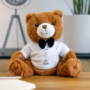 Cutie with a Mission Charming Plush Teddy Bear with Customizable T-Shirt