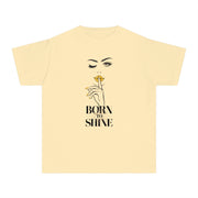 Born to Shine Stylish Youth Tee - Graphic T-Shirt for Trendy Kids