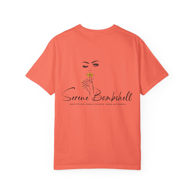Serene Bombshell Empowering Graphic Tee: My Life, My Rules, Trendy T-shirt